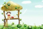 娱乐吃瓜背景图图片可爱,可爱吃瓜图鉴